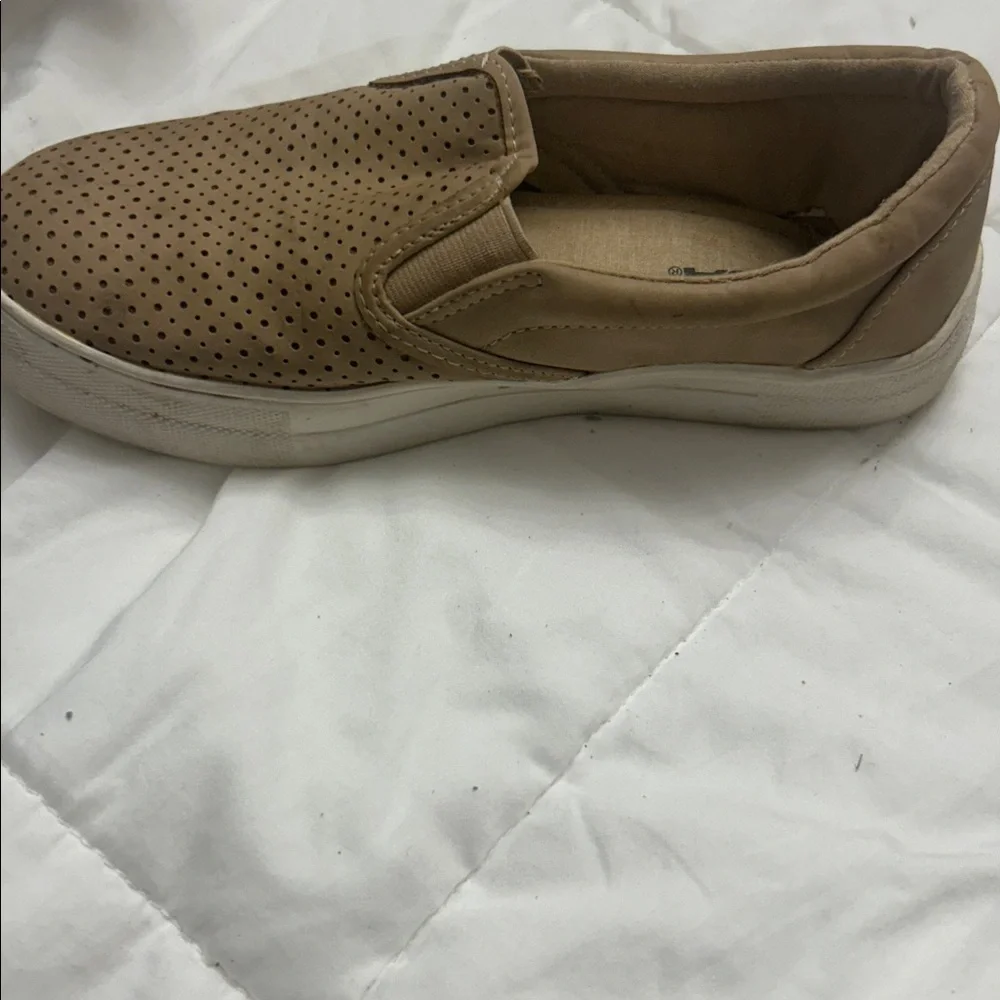 Soda Brown Perforated Slip-On Shoes💥